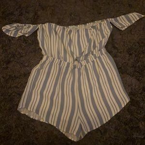 Off the shoulder romper